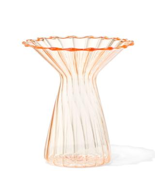 HEMA Vaas Voor Geurstokjes XS Glas Met Kraag Geel (geel)