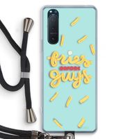 Always fries: Sony Xperia 5 II Transparant Hoesje met koord