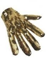 Gouden Michael Jackson handschoenen - thumbnail