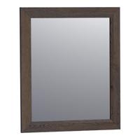 Brauer Citrine Spiegel - 60 cm - Rechthoekig - Lamellen - Eiken Zwart Frame