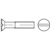 TOOLCRAFT TO-5361282 Verzonken schroeven M5 90 mm Sleuf RVS A2 100 stuk(s)