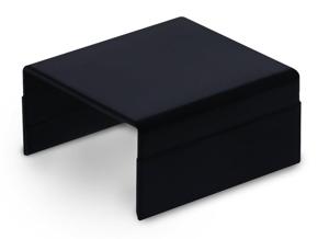 Canalit Systeem25 eindstuk 25x13mm zwart - 4745725