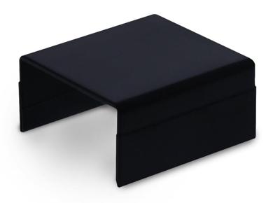 Canalit Systeem25 eindstuk 25x13mm zwart - 4745725