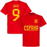Spanje Gavi 9 Team T-Shirt
