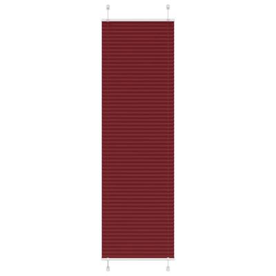 Pliss rolgordijn 65x200 cm stofbreedte 64,4 cm bordeauxrood
