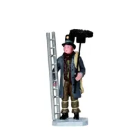 Lemax chimney sweep kerstdorp figuur type 2 Caddington Village 2013