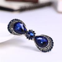 Vrouwen Vintage Crystal Strass bloem haar PIN meisjes antieke zilveren Barrette Butterfly Hair clip