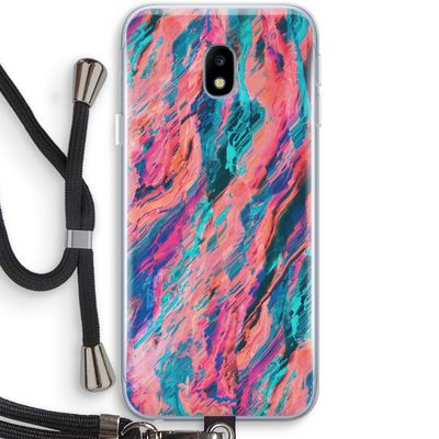 Electric Times: Samsung Galaxy J3 (2017) Transparant Hoesje met koord