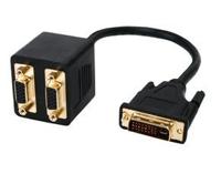 Valueline Splitterkabel DVI-I naar 2x VGA M/F