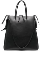 Marsèll grand sac cabas à logo embossé - Noir