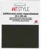 Restyle Reparatiedoek Nylon 10 cm x 20 cm Zelfklevend 542 Olijfgroen