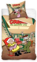 Cartoon Network dekbedovertrek courage the cowardly dog 140 x 200 cm - 70 x 90 cm - Katoen - thumbnail