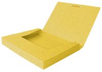Elba elastobox Oxford Top File+ rug van 6 cm, geel - thumbnail
