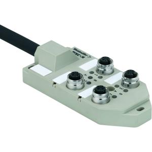 Weidmüller SAI-4-M 5P M12 ECO UT 1892101000 Passieve sensor/actorbox Verdeler met M12 bus 2 stuk(s)