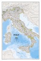 Wandkaart Italy - Italië, 59 x 87 cm | National Geographic
