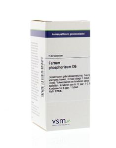 VSM Ferrum phosphoricum D6 (200 tab)