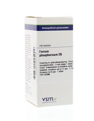 VSM Ferrum phosphoricum D6 (200 tab)