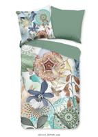 HIP Dekbedovertrek "mandala's en bladeren" - Multi - (155x220 cm) - Katoen Satijn