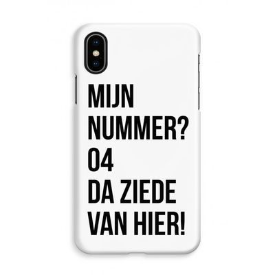 Da ziede van hier: iPhone X Volledig Geprint Hoesje