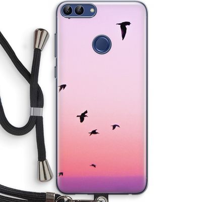 Fly away: Huawei P Smart (2018) Transparant Hoesje met koord