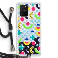 8-bit N°1: Samsung Galaxy S10 Lite Transparant Hoesje met koord
