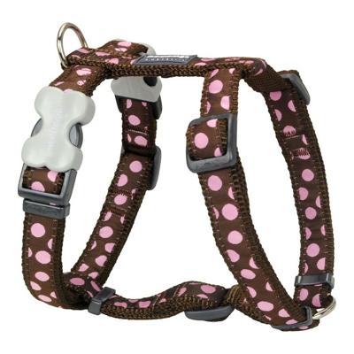 Hondentuigje Red Dingo Style Roze Schoonheidsvlekjes 46-76 cm