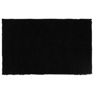 Tendance Badmat microfiber - hoogpolig - zwart - 50 x 80 cm - badkamer - antislip