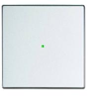 Busch-Jaeger 2CKA006220A0033 Afdekking 1-voudig Carat, free@home, Future lineair Witaluminium (RAL 9006), Aluminium 1 stuk(s)