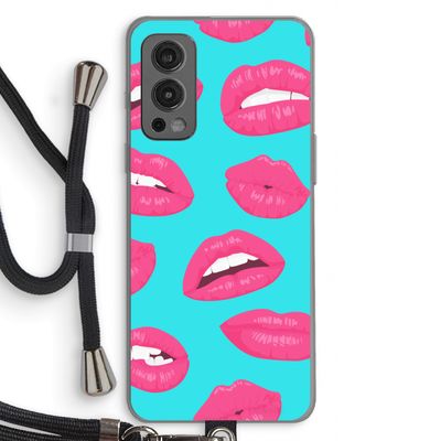 Bite my lip: OnePlus Nord 2 5G Transparant Hoesje met koord