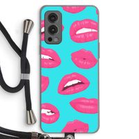 Bite my lip: OnePlus Nord 2 5G Transparant Hoesje met koord