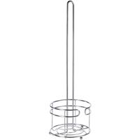 Staande toiletrolhouder - voor 4 rollen - zilver - 52 cm - metaal - wc rolhouder Staande toiletrolhouder - voor 4 rollen - zilver - 52 cm - metaal - wc rolhouder