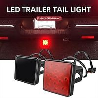 1 stks rem signaal lamp stijl driehoek sportief mistachterlicht staart derde remlicht drl staart/rem auto staart waarschuwing signaal lamp miniinthebox