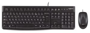 Logitech MK120 toetsenbord USB AZERTY Belgisch Zwart