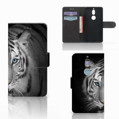 Nokia 7 | Telefoonhoesje | Met pasjeshouder | Tijger