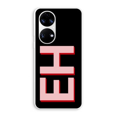 Monogram: Huawei P50 Transparant Hoesje