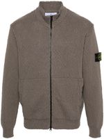 Stone Island pull à fermeture zippée - Marron - thumbnail