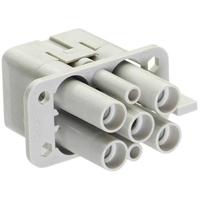 Harting 09120063141 Businzetstuk Han® Q 4 + 2 + PE Crimpen 1 stuk(s)
