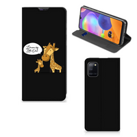 Samsung Galaxy A31 Magnet Case Giraffe
