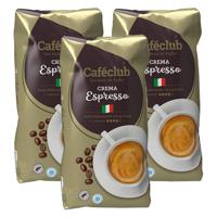 Caféclub - Crema Espresso Bonen - 3x 1kg - thumbnail