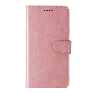 OPPO A17 hoesje - Bookcase - Pasjeshouder - Portemonnee - Kunstleer - Roze