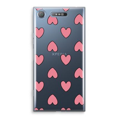 Ondersteboven verliefd: Sony Xperia XZ1 Transparant Hoesje