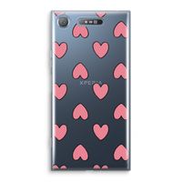 Ondersteboven verliefd: Sony Xperia XZ1 Transparant Hoesje