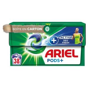 Ariel Ariel Pods All-in-1 + Febreze Active Odor Defense - 38 Wasbeurten