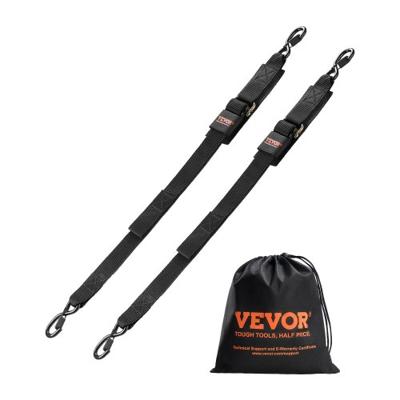 VEVOR Set van 2 ratelspanbanden voor boten 5,08 x 121,92 m Zwart