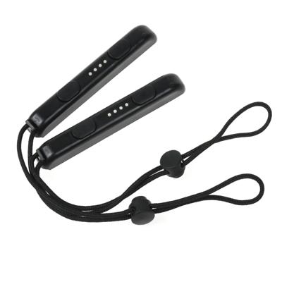 1 paar pols touw Lanyard games accessoires voor Nintendo switch Joy-con (zwart)