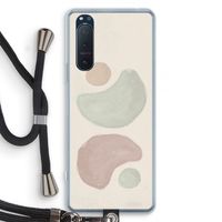 Geo #10: Sony Xperia 5 II Transparant Hoesje met koord Geo #10: Sony Xperia 5 II Transparant Hoesje met koord