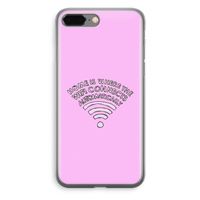 Home Is Where The Wifi Is: iPhone 8 Plus Transparant Hoesje