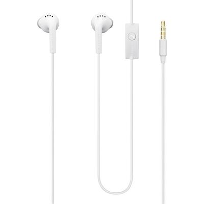 Samsung EHS61ASFWE - Stereo Headset -Kopfhörer kabelgebunden im Ohr In Ear headset Mobiele telefoon Kabel Stereo Wit Headset