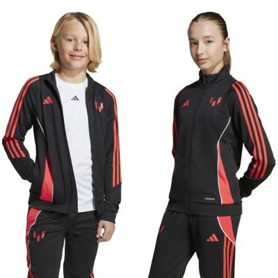 adidas Messi Trainingsjack Kids Zwart Rood
