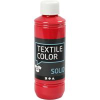Creativ Company Textile color dekkende textielverf - rood, 250ml